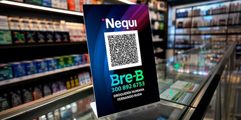 Hablador en acrílico para punto de pago